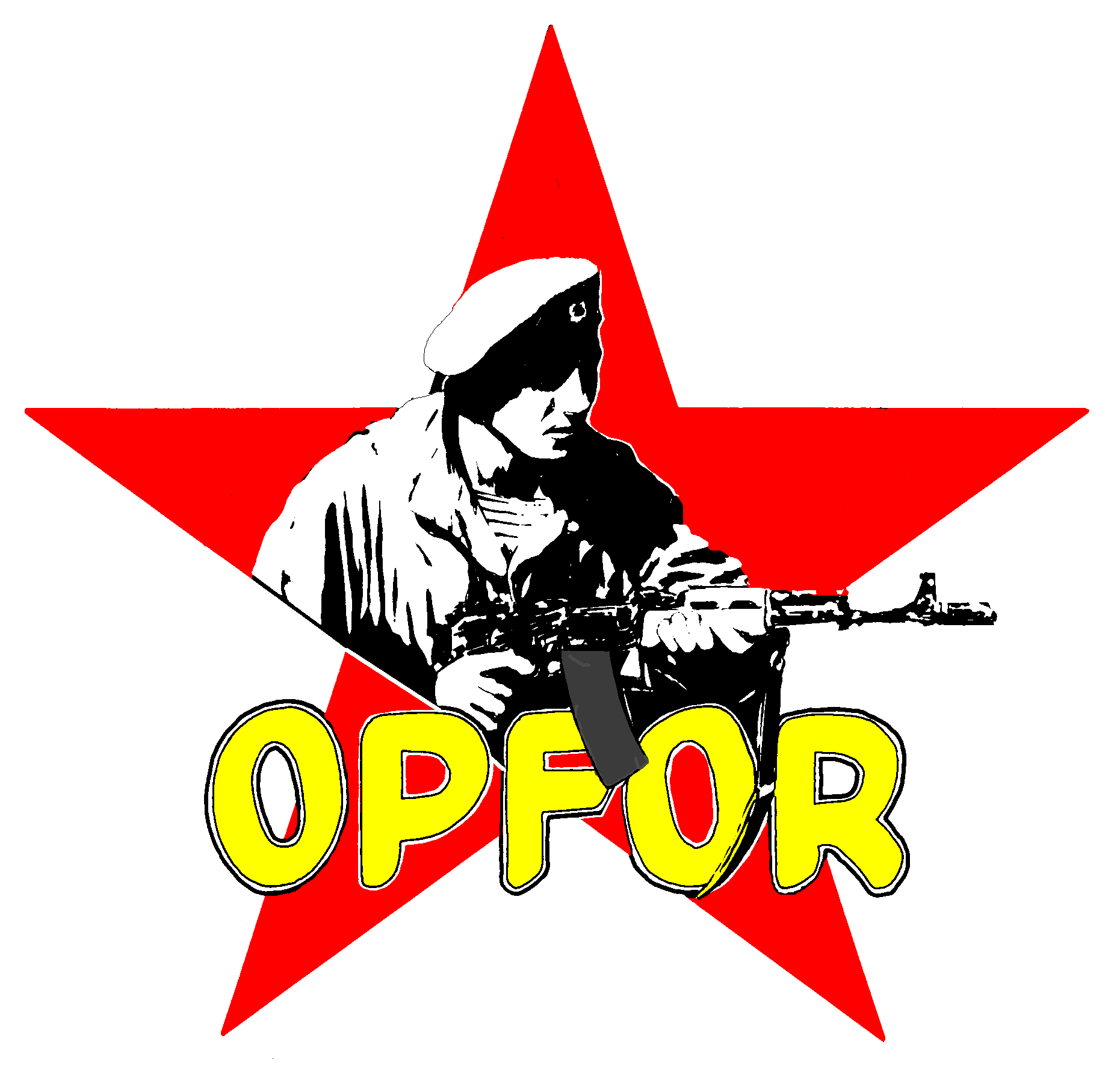 Red Thrust Star OPFOR Logo