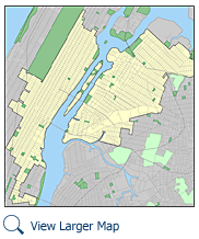 Small map of 14th district of New York