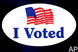'I Voted' sticker