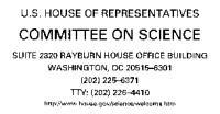 Science Committee letterhead image
