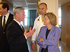 thumbnail image, Congresswoman Ileana Ros-Lehtinen, along with Congressmen Lincoln and Mario Diaz-Balart, visited the Miami VA Hospital this past weekend. The Members of Congress were looking at the quality of health care services available to our local veterans in light of the problems at Walter Reed Army Hospital. It must be noted that the Miami VA Hospital is run by the Veterans Affairs Department while Walter Reed is run by the US Army and that care at the Miami VA has been good to our local veterans