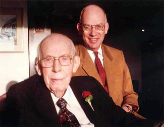 Robert F. Bennett and his father, Wallace F. Bennett