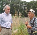 This is an image of Congressman Baird and Robert Larson along the bank of the Grays River near the Western Wahkiakum Water System.  Click to view the Wahkiakum County page in the About the District Section.