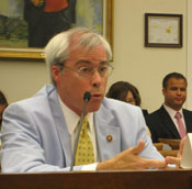 Rep. John Barrow speaks to the Subcommittee during a hearing