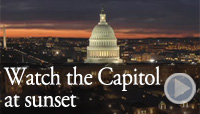 Watch the U.S. Capitol at Sunset through timelapse photos