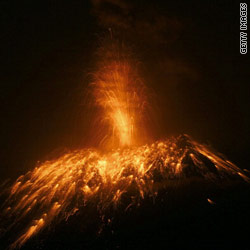 'Throat of Fire' volcano erupts in Ecuador