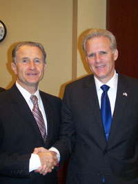 Congressman Herger meets with Michael Oren, Israel's Ambassador to the U.S.