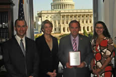 Congressman Costello receives the 2012 Fueling Growth Award