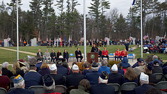 Senator Ayotte speaks at Veterans Day observance in Boscawen, New Hampshire