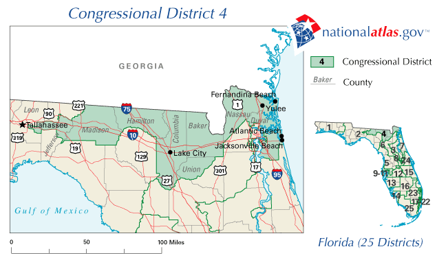 FL-4 District Map