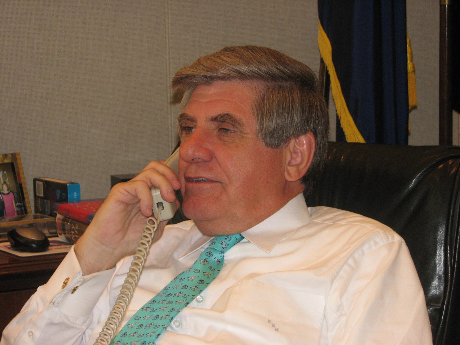 Nebraska's Senator Ben Nelson on Phone