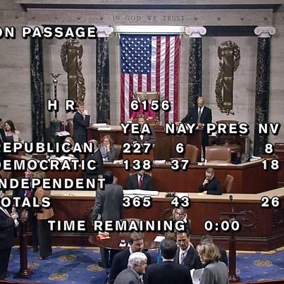 Photo: The House passed H.R. 6156, the Russia and Moldova Jackson-Vanik Repeal and Sergei Magnitsky Rule of Law Accountability Act of 2012, in a 365-43 vote.