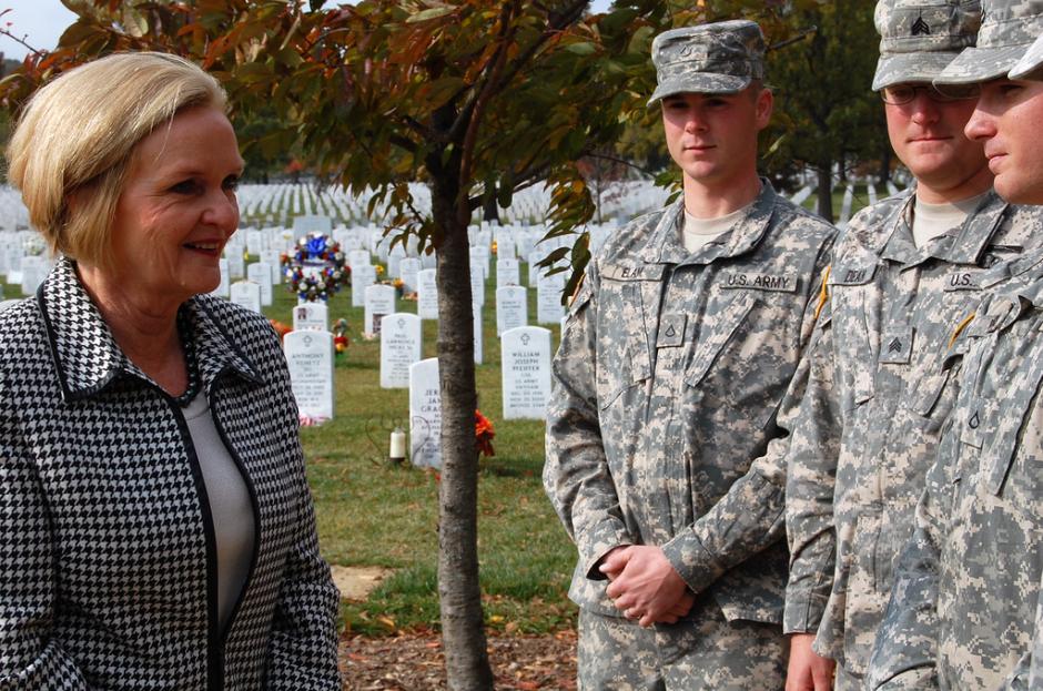 McCaskill Looks at Next Steps for Arlington National Cemetery
