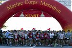 Runners Participate in Marine Marathon in United States, Afghanistan