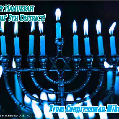 Photo: Wishing a very Happy Hanukkah to everyone celebrating here in our district and in Jewish communities everywhere!