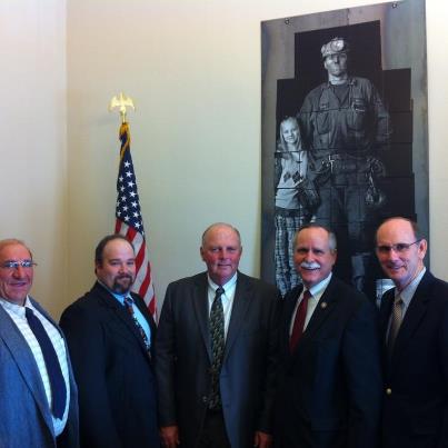 Photo: Rep. McKinley meets with members of the West Virginia Farm Bureau at his Washington, D.C. office on Wednesday.