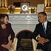 Congresswoman Pelosi meets with President Barack Obama