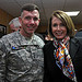 Leader Nancy Pelosi and Lt. General William Caldwell