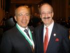 Rep. Engel meets with Mexican President Calderon in September 2011. Rep. Engel is the Ranking Member of the House Foreign Affairs Committee's Subcommittee on the Western Hemisphere.