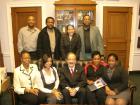 Rep Engel meets with 1199 SEIU Healthcare workers in his DC office in 2011.