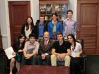 Rep. Engel meets with Solomon Schechter students - February 2012