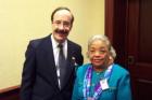 Congressman Engel with Mrs. Thurgood Marshall at the renaming of the U.S. Courthouse at 40 Centre Street. The courthouse was renamed the Thurgood Marshall Courthouse due to legislation introduced by Congressman Engel.