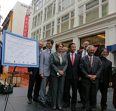 Congresswoman Pelosi signs the Full Funding Grant Agreement for Central Subway