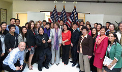 Congresswoman Pelosi with leaders in San Francisco’s Asian and Pacific Islander community