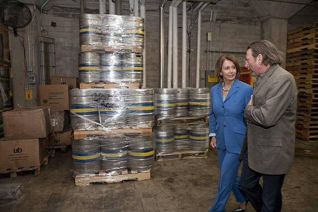 Leader Pelosi Tours Anchor Brewing Company in San Francisco