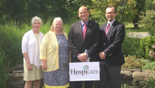 Rep. Tom Reed at Hospicare in Ithaca with hospice and palliative care leaders feature image