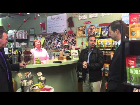 Ed visits small businesses in Arvada