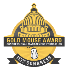 113th Congress Gold Mouse Award Winner