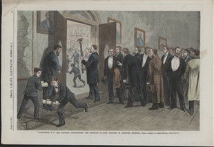 Washington, D.C. - The National Legislature - The Sergeant-at-Arms Bringing in Absentee Members