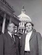 George W. Andrews III with his Father at the Capitol
