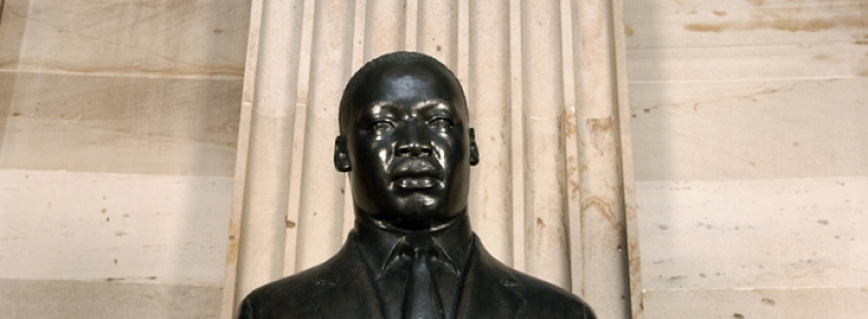 Bronze Bust of Martin Luther King, Jr. by John Wilson, 1985.