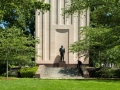The Robert A. Taft Memorial and Carillon is located north of the Capitol, on Constitution Avenue between New Jersey Avenue and First Street, N.W. It honors Senator Taft from Ohio who served in the Senate from 1938-1953.