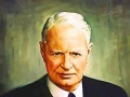 A painted portrait of David Lynn 