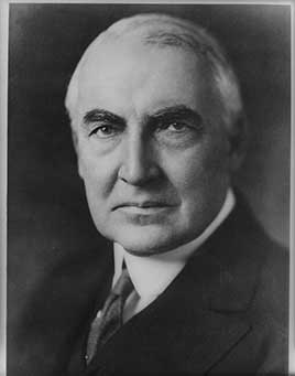 Warren G. Harding, 29th President of the United States (1921-1923)