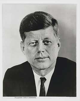 John F. Kennedy, 35th president of the United States (1961-1963)