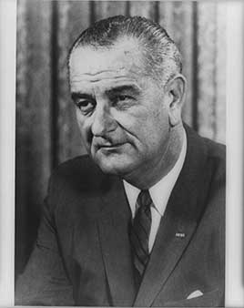 Lyndon B. Johnson, 36th president of the United States (1963-1969)