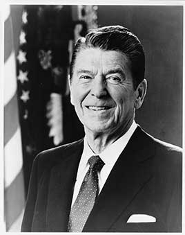 Ronald Reagan, 40th President of the United States (1981-1989)