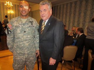 Rep. King Thanks Wounded Vet for Service | by Rep Pete King