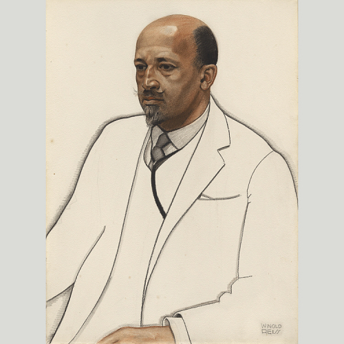 Painted portrait of W.E.B. Du Bois