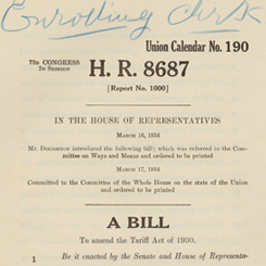 The Reciprocal Trade Agreement Act of 1934
