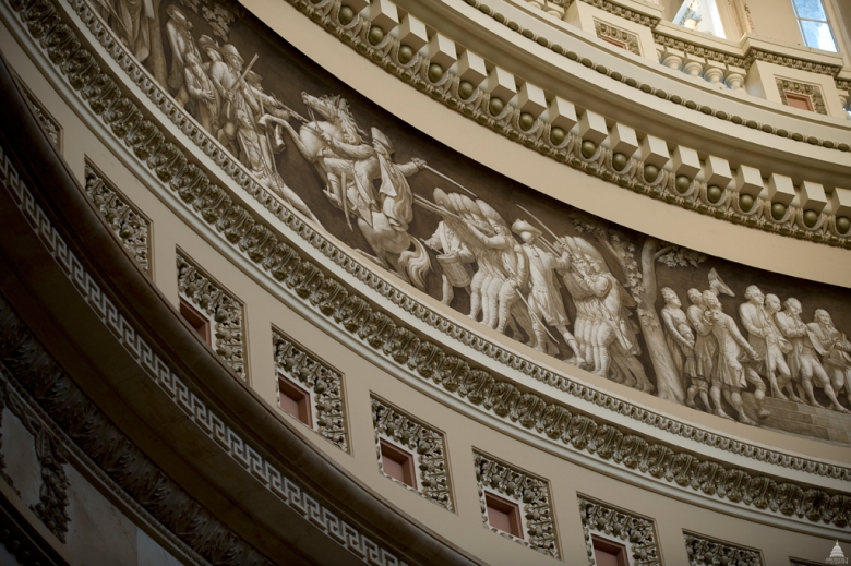 The Frieze of American History in the Rotunda of the United States Capitol 