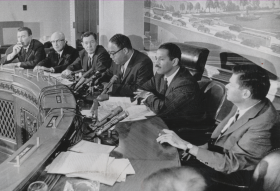 In February of 1965, following the arrest of Martin Luther King, Jr., a multiracial, bipartisan Congressional delegation traveled to Selma, Alabama.