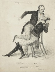 Cartoon depicting censure of Andrew Jackson