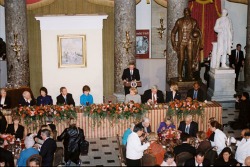 Picture of inaugural luncheon for President George W. Bush, 2001