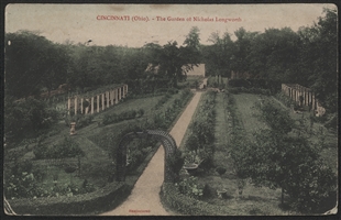 Cincinnati (Ohio). - The Garden of Nicholas Longworth Postcard