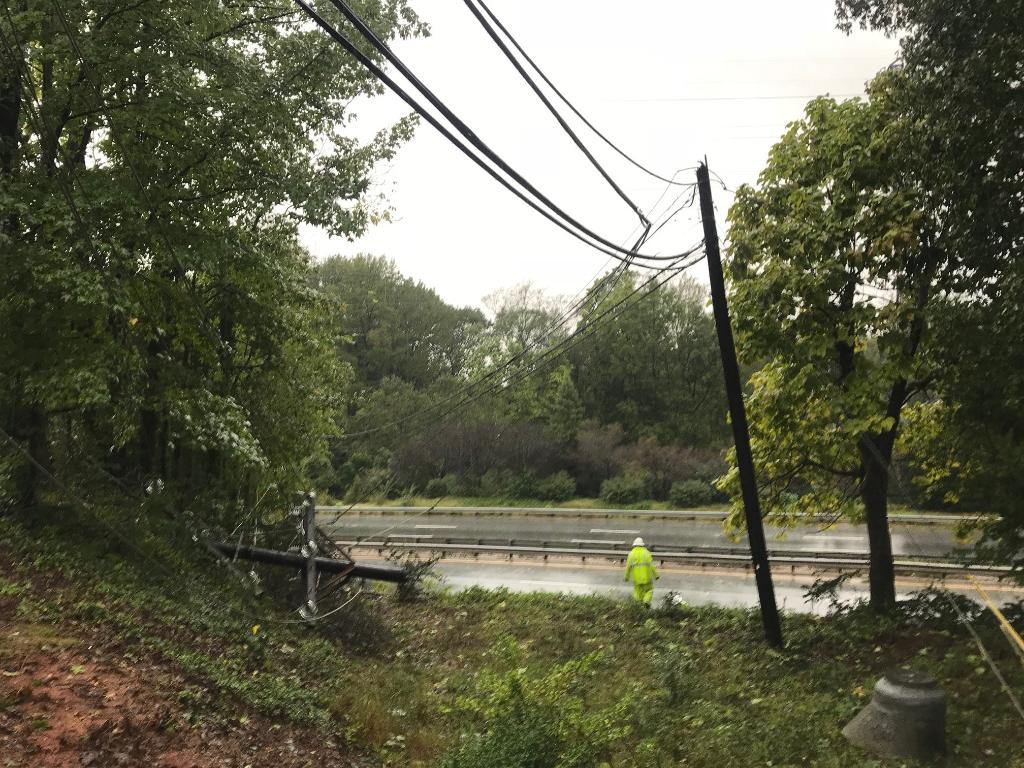 Crews assess damage in Greensboro, NC